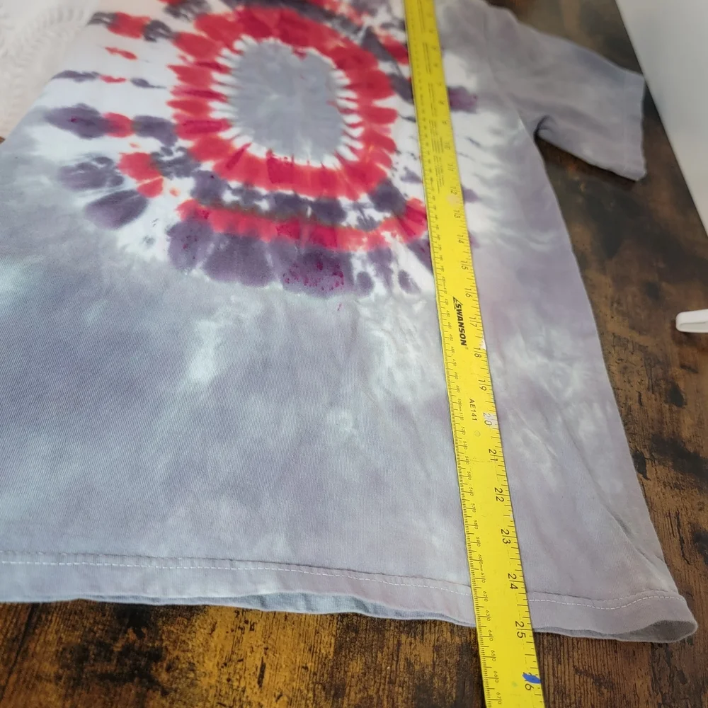 Ohio State Buckeyes Inspired Mens Small Tie-Dye Shirt
